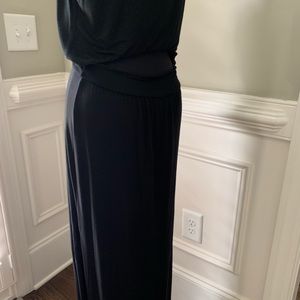 Black maxi dress